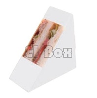 White Sandwich Box W-PLA Window Box