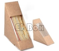 Kraft Sandwich Box PLA Box