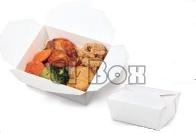 White Kraft Hot Food Boxes/Deli Boxes