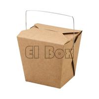 Kraft Noodle Boxes With Handle 16oz/26oz 500pcs/case