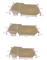 Double Compartment Tray,Board-Tray