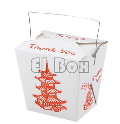 Asia Box Noodle Box Pagoda Noodle Boxes Square Noodle Box16oz/26oz