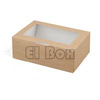 Kraft Sushi Box-PLA Window